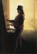 Francisco Goya Self-Portrait in the Studio Sweden oil painting artist